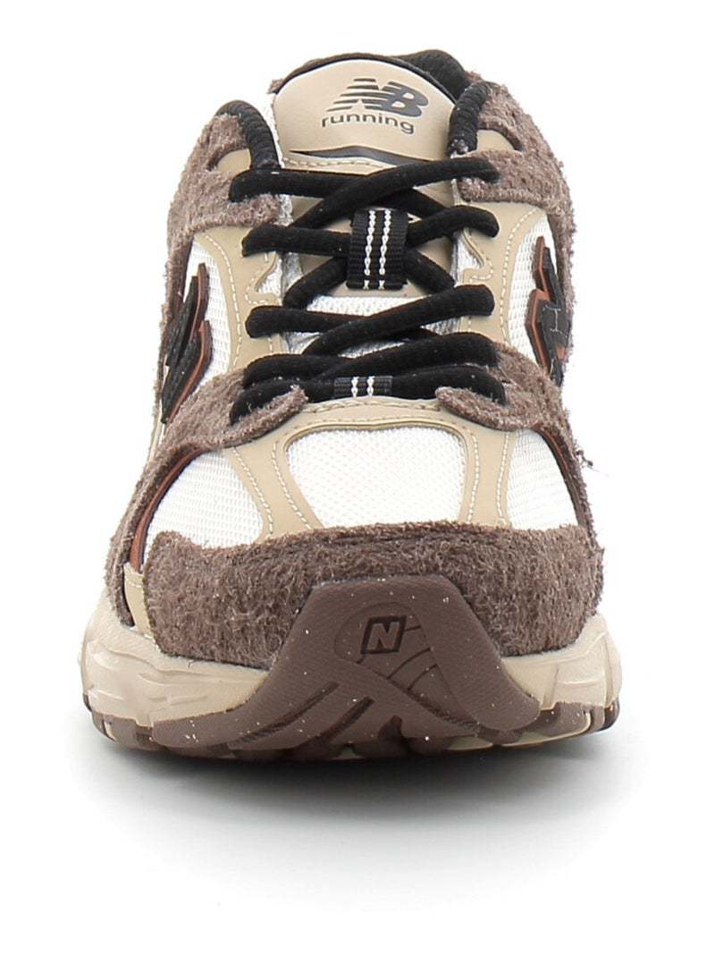 Baskets en Cuir et Suede new Balance Marron - Kiabi
