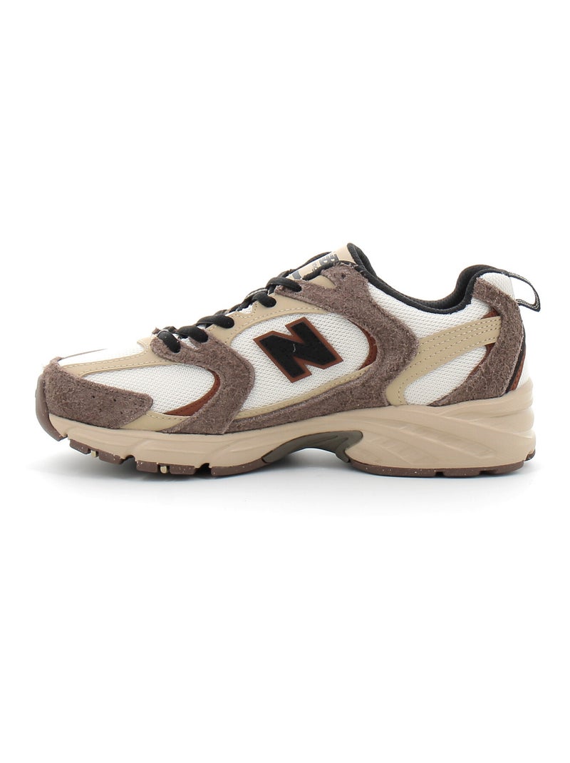 Baskets en Cuir et Suede new Balance Marron - Kiabi