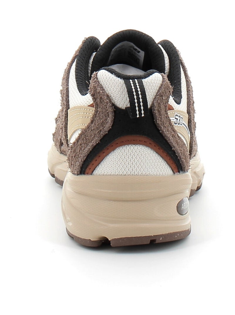 Baskets en Cuir et Suede new Balance Marron - Kiabi