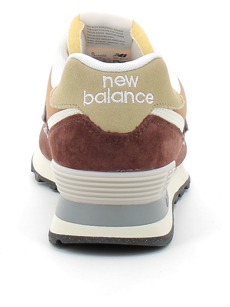 Baskets en Cuir et Suede new Balance Marron - Kiabi