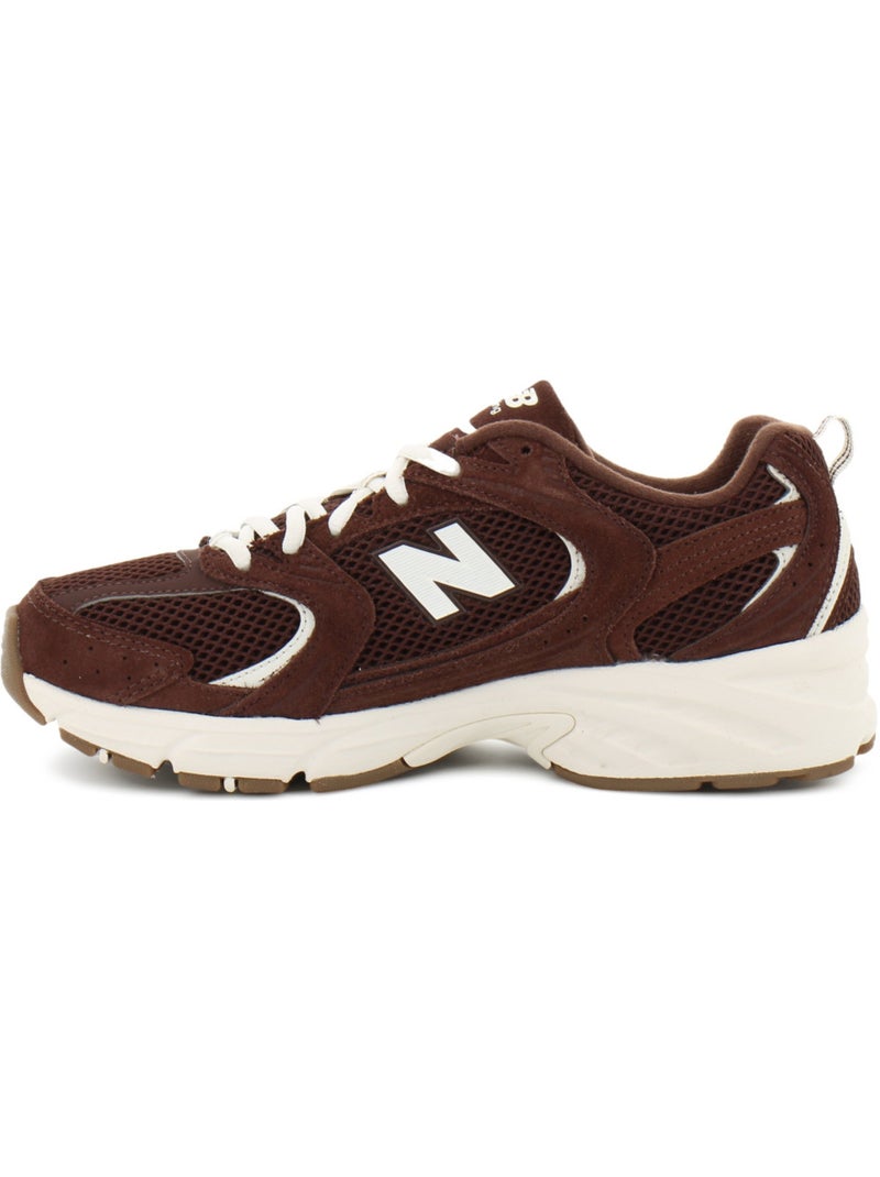 Baskets en cuir et suede new balance Marron - Kiabi