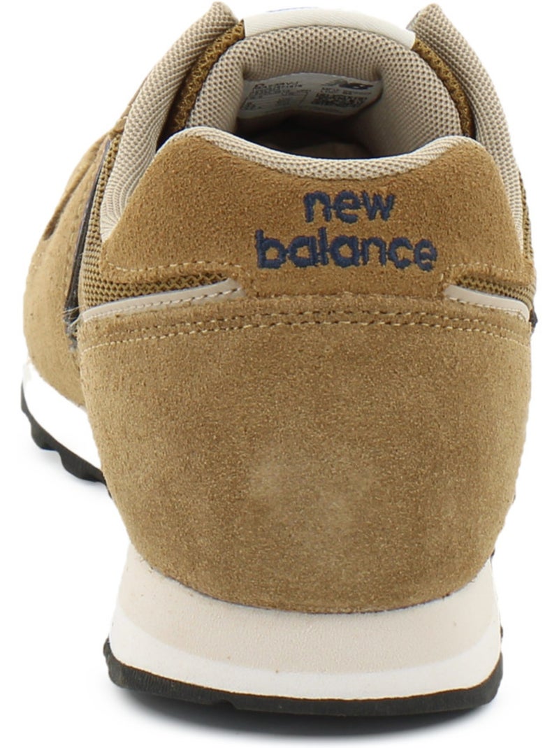 Baskets en cuir et suede new balance Marron - Kiabi