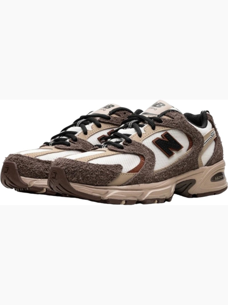 Baskets en Cuir et Suede new Balance Marron - Kiabi