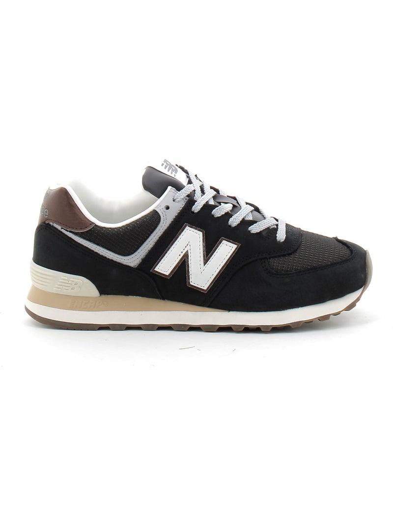 Baskets en Cuir et Suede new Balance Marron - Kiabi