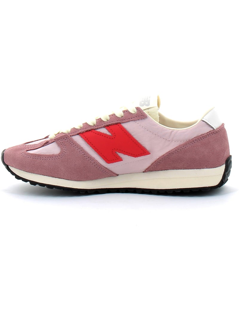 Baskets en Cuir et Suede new Balance Marron - Kiabi