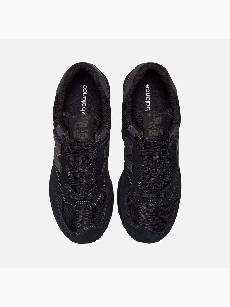 Baskets en Cuir et Suede new Balance Noir - Kiabi