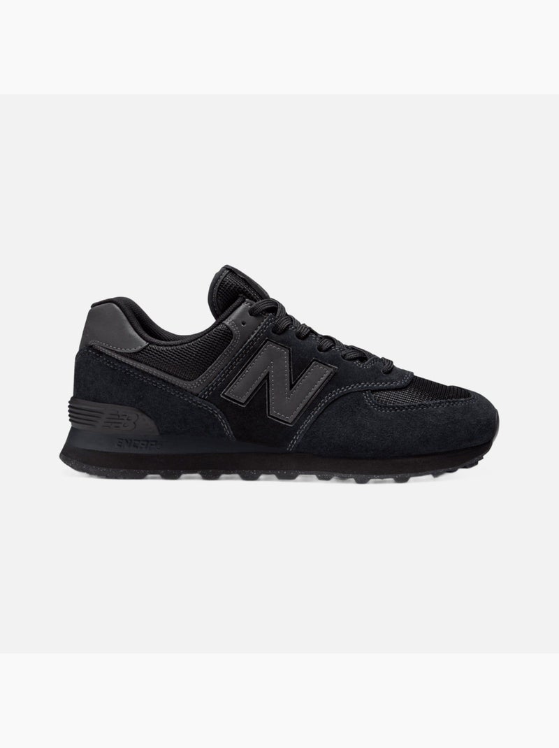 Baskets en Cuir et Suede new Balance Noir - Kiabi