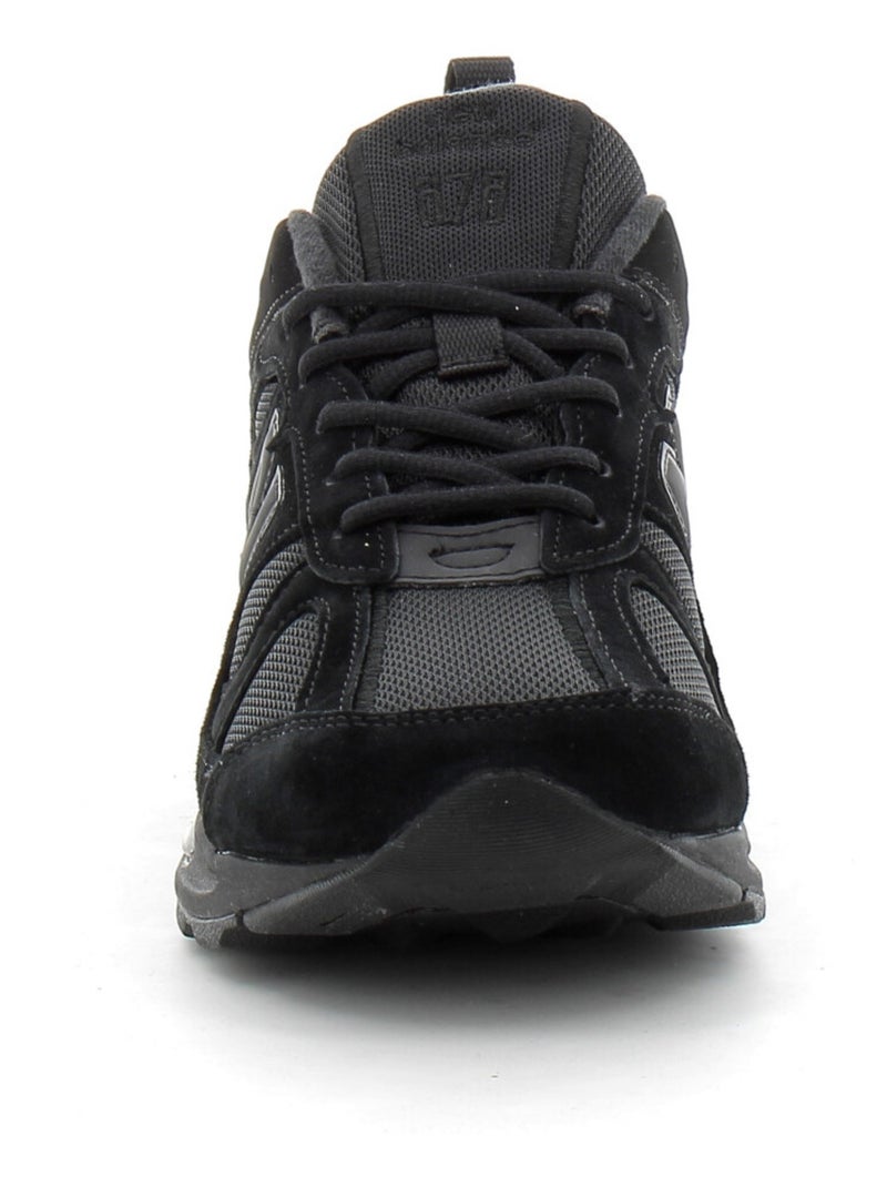 Baskets en Cuir et Suede new Balance Noir - Kiabi