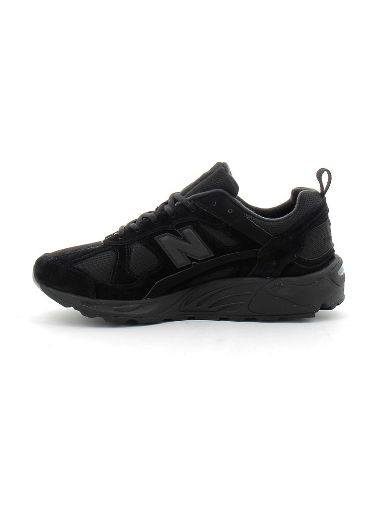 Baskets en Cuir et Suede new Balance Noir - Kiabi