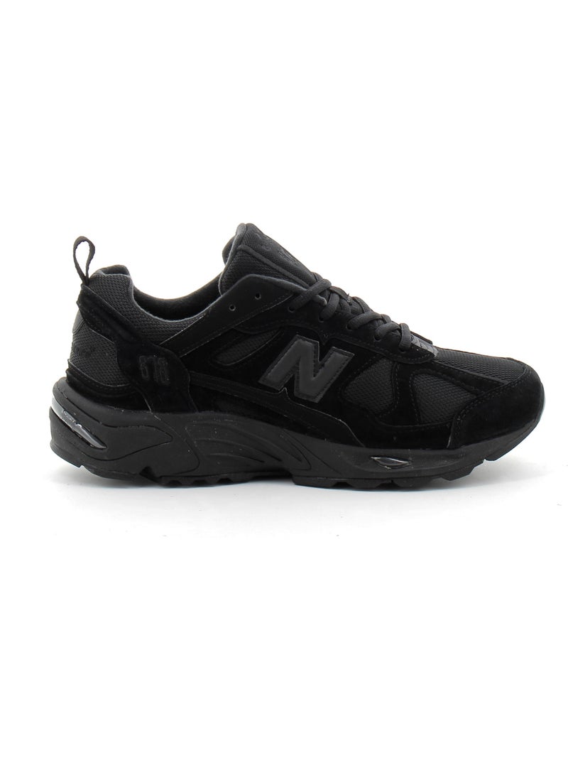 Baskets en Cuir et Suede new Balance Noir - Kiabi