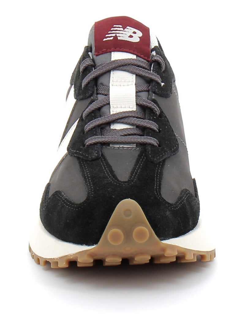 Baskets en Cuir et Suede new Balance Noir - Kiabi