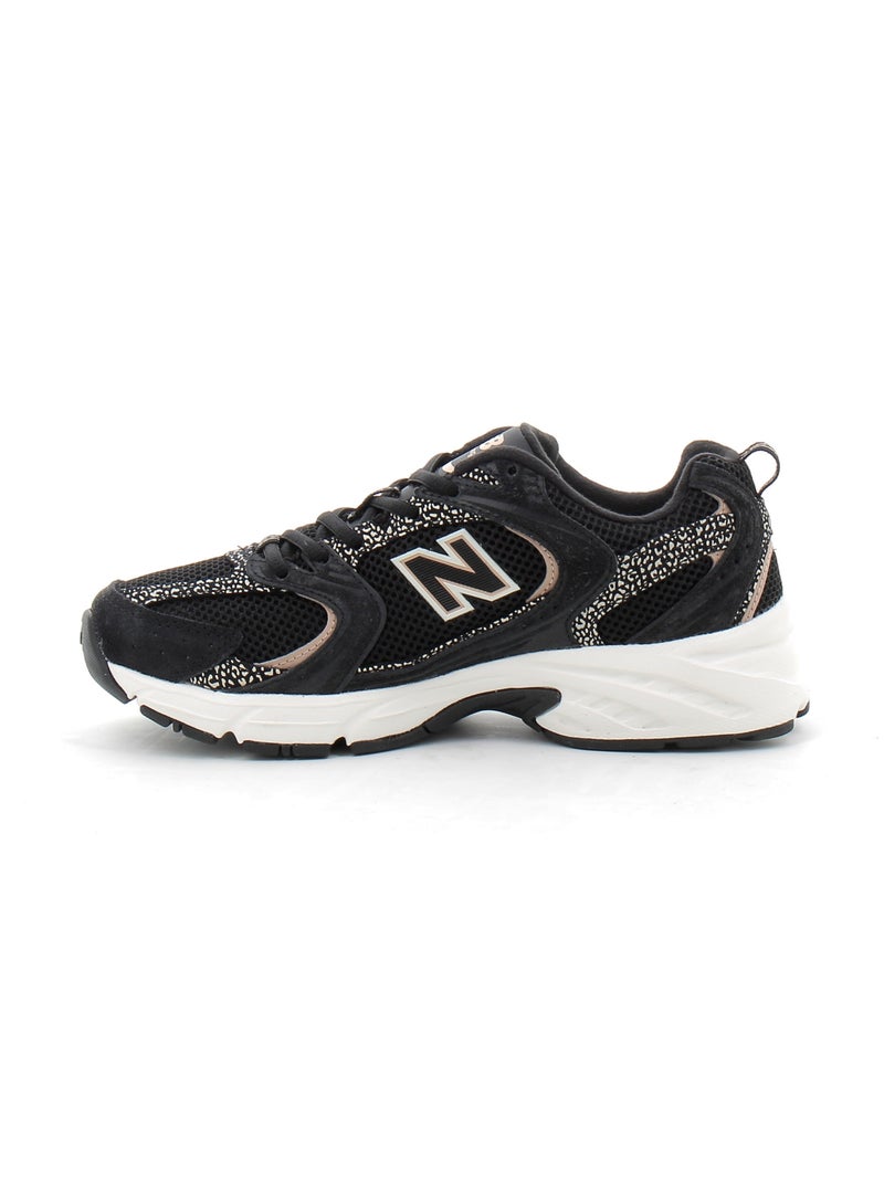 Baskets en Cuir et Suede new Balance Noir - Kiabi
