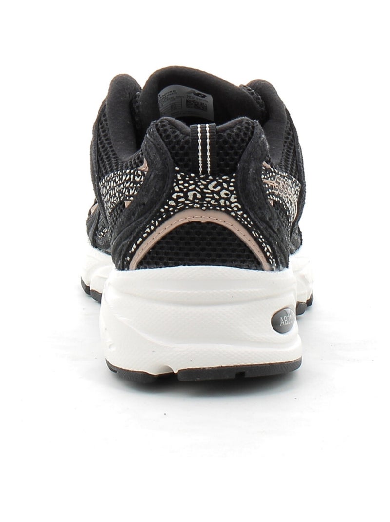 Baskets en Cuir et Suede new Balance Noir - Kiabi