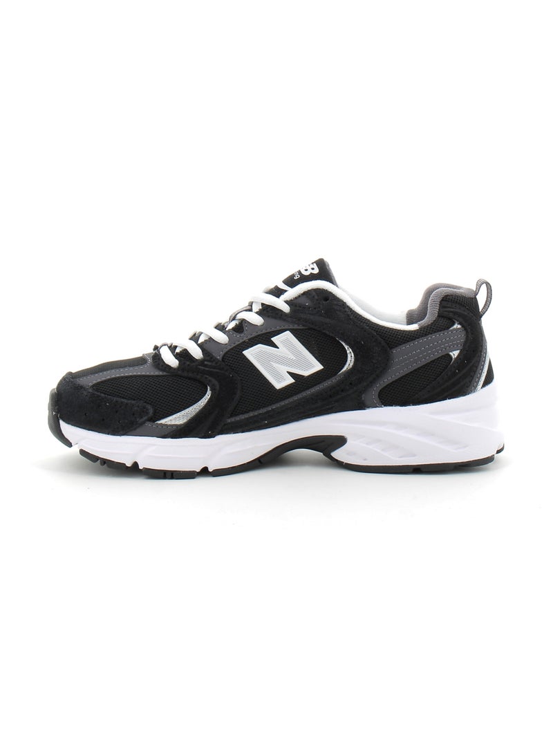 Baskets en Cuir et Suede new Balance Noir - Kiabi