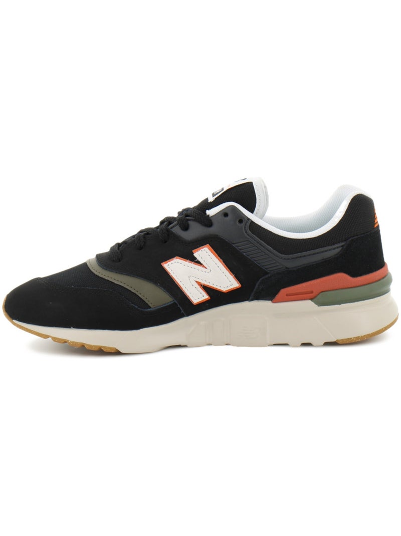 Baskets en cuir et suede new balance Noir - Kiabi