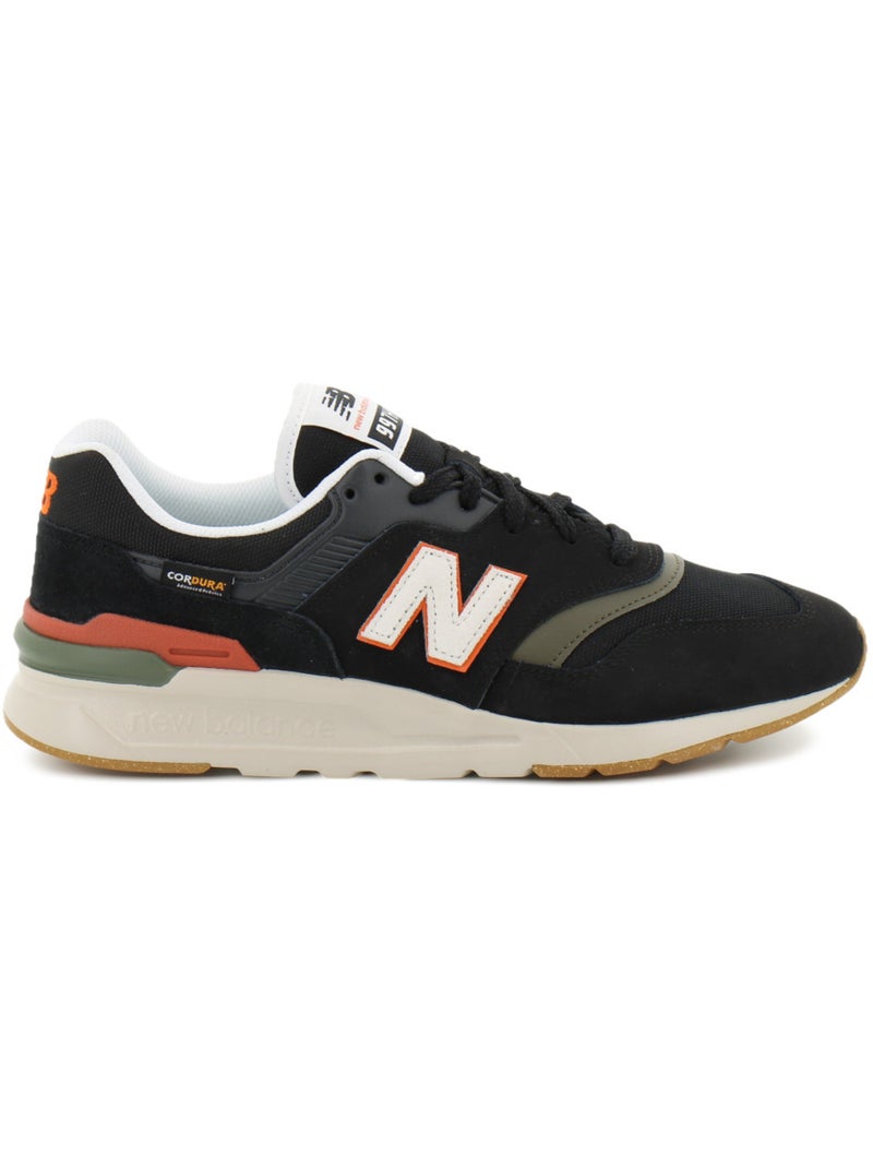 Baskets en cuir et suede new balance Noir - Kiabi