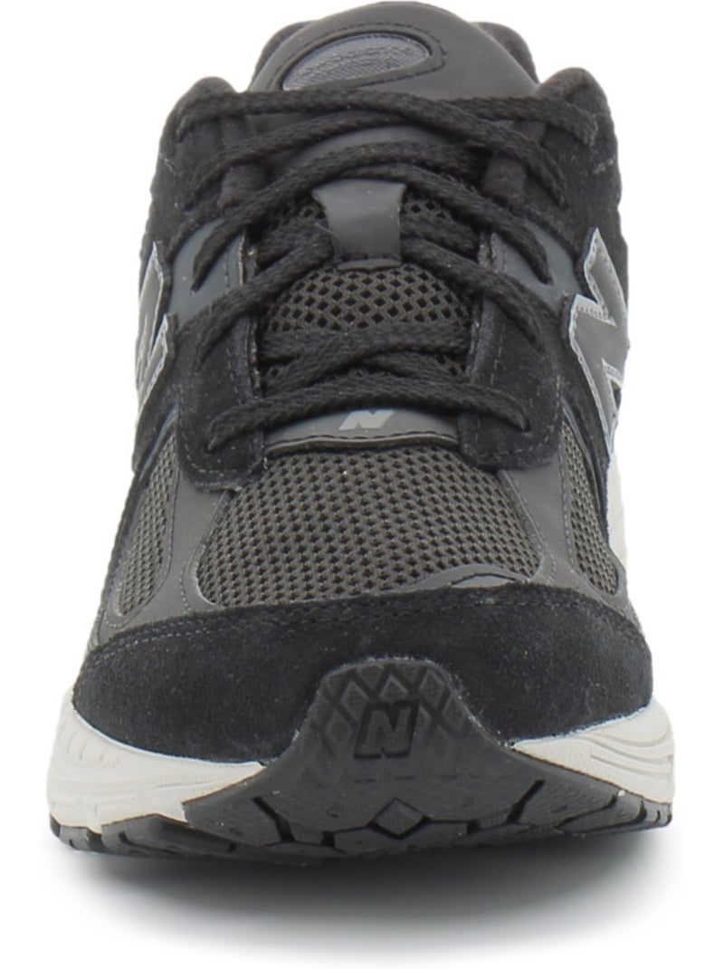 Baskets en cuir et suede new balance Noir - Kiabi