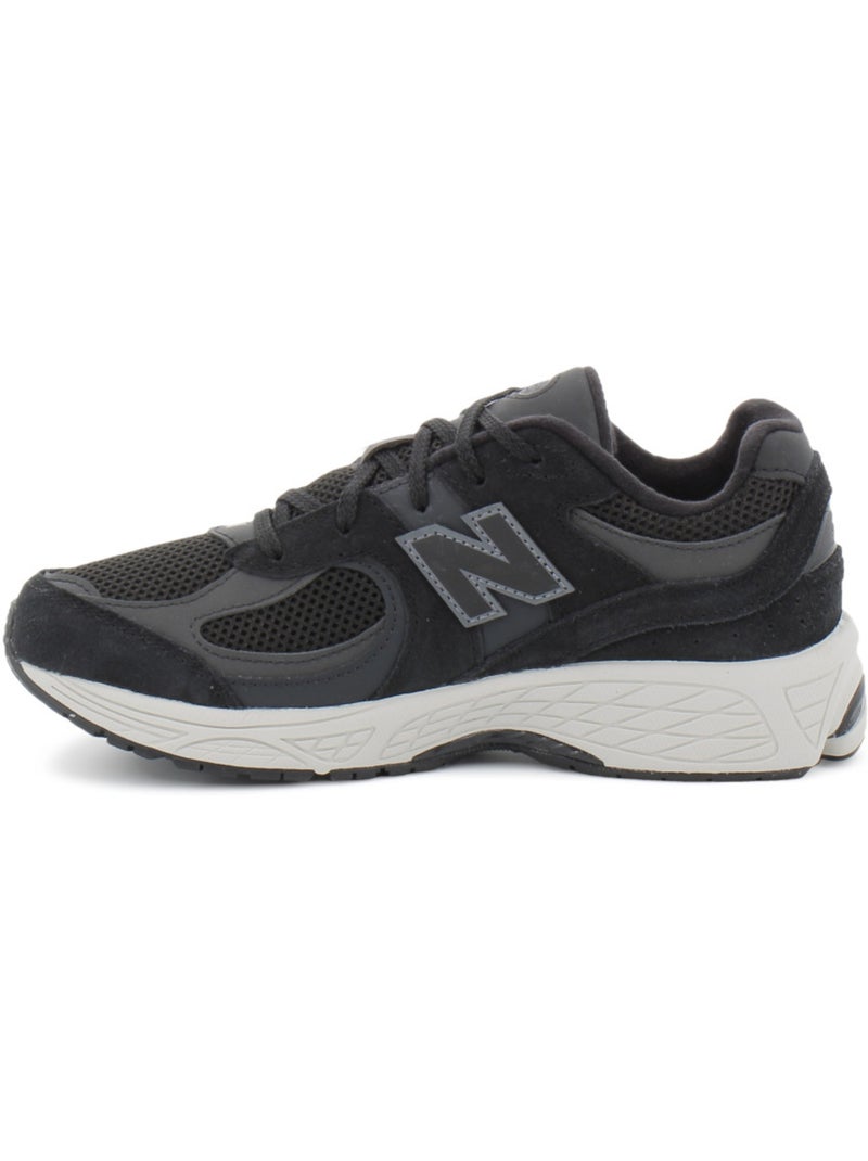 Baskets en cuir et suede new balance Noir - Kiabi