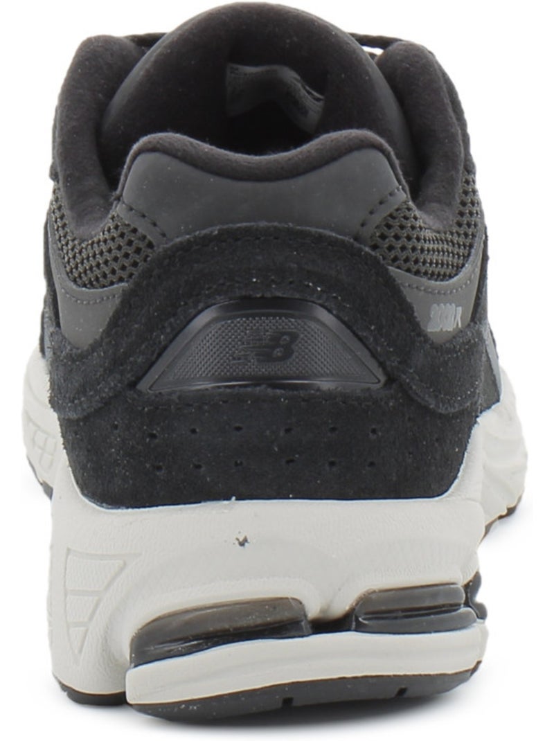 Baskets en cuir et suede new balance Noir - Kiabi