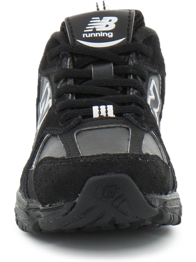 Baskets en cuir et suede new balance Noir - Kiabi