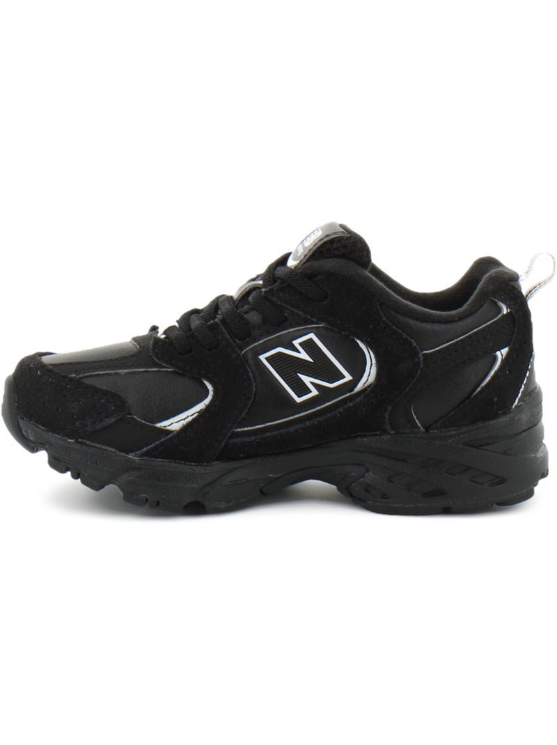 Baskets en cuir et suede new balance Noir - Kiabi
