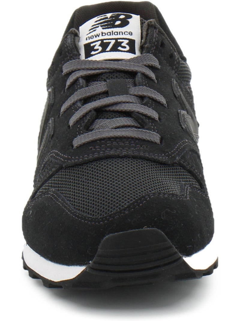 Baskets en cuir et suede new balance Noir - Kiabi