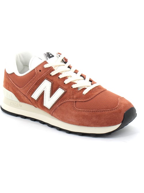 Baskets en cuir et suede new balance - Kiabi Baskets en cuir et suede new balance - Kiabi