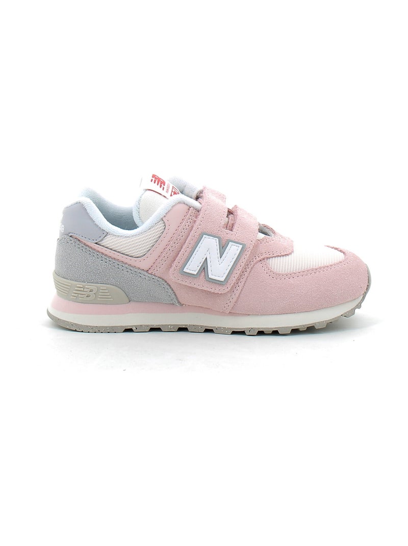 Baskets en Cuir et Suede new Balance Rose - Kiabi