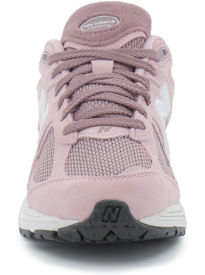 Baskets en cuir et suede new balance Rose - Kiabi