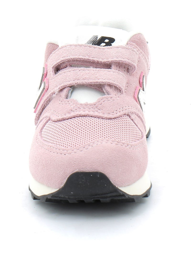 Baskets en cuir et suede new balance Rose - Kiabi