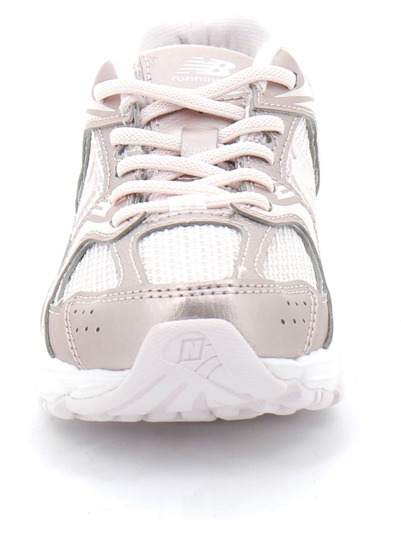 Baskets en cuir et suede new balance Rose - Kiabi