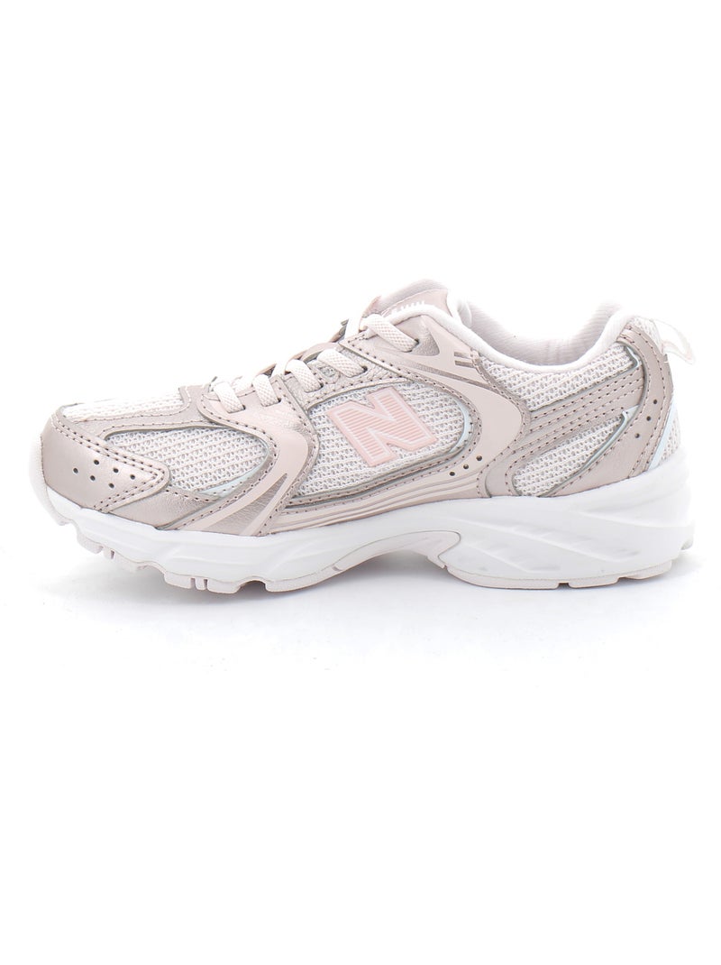 Baskets en cuir et suede new balance Rose - Kiabi