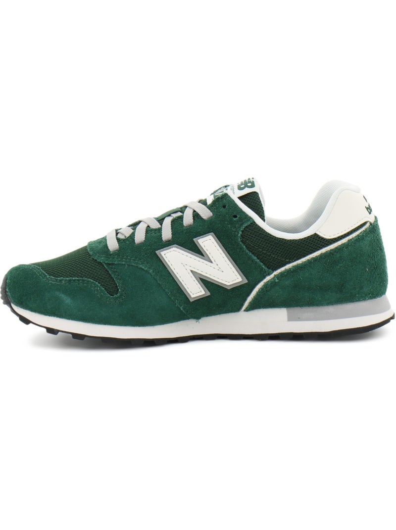Baskets en cuir et suede new balance Vert - Kiabi