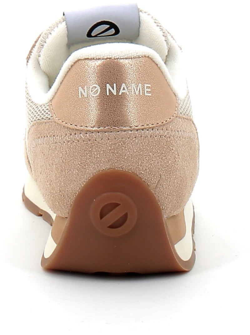 Baskets en Cuir et Suede no Name Beige - Kiabi