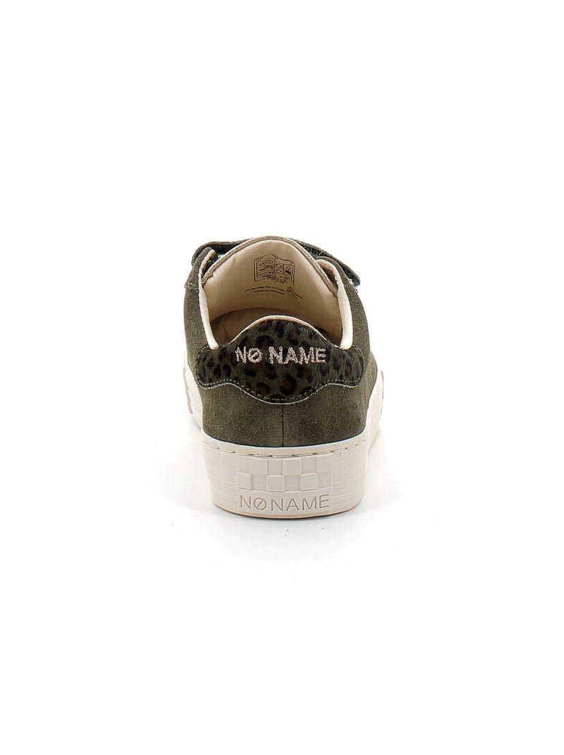 Baskets en Cuir et Suede no Name Kaki - Kiabi