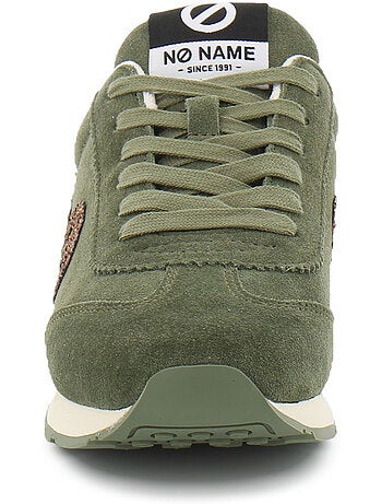 Baskets en cuir et suede no name