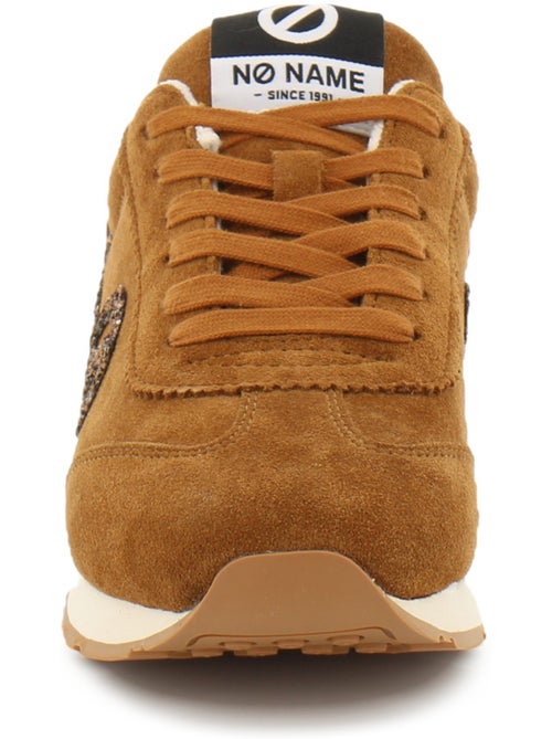 Baskets en cuir et suede no name - Kiabi