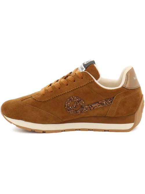 Baskets en cuir et suede no name - Kiabi