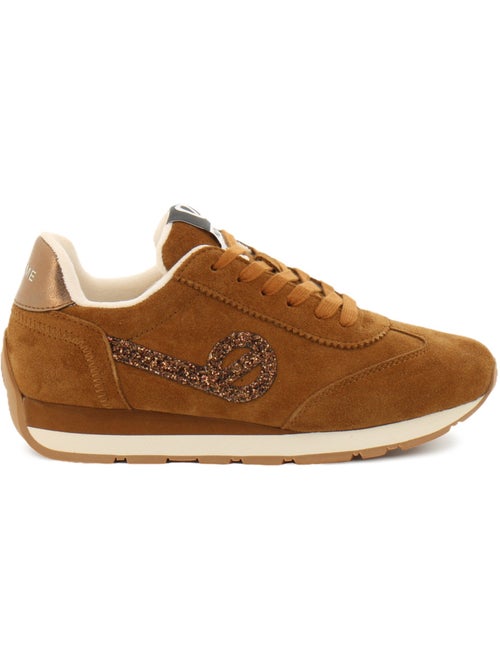 Baskets en cuir et suede no name - Kiabi