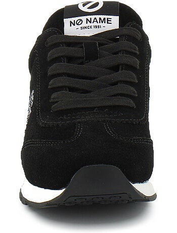 Baskets en cuir et suede no name