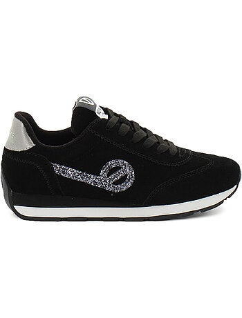 Baskets en cuir et suede no name