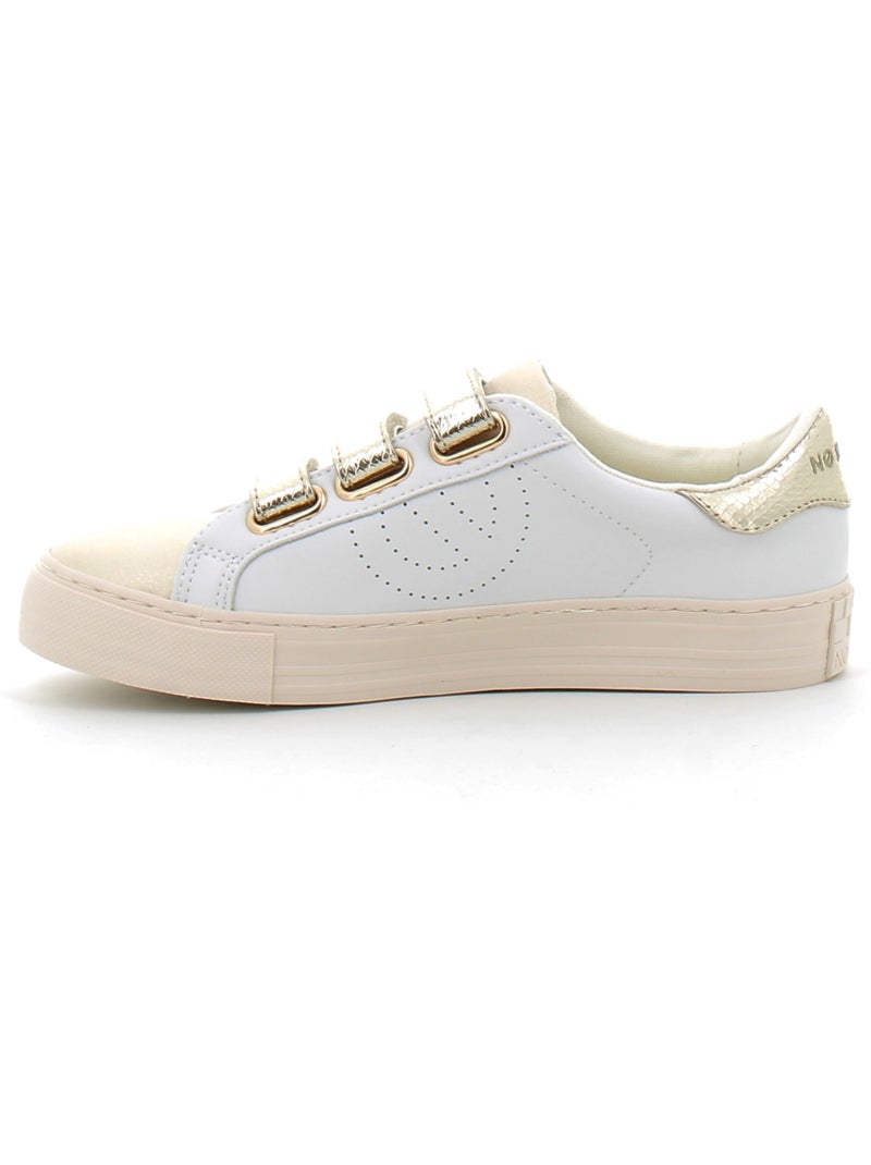Baskets en Cuir et Suede no Name Noir - Kiabi