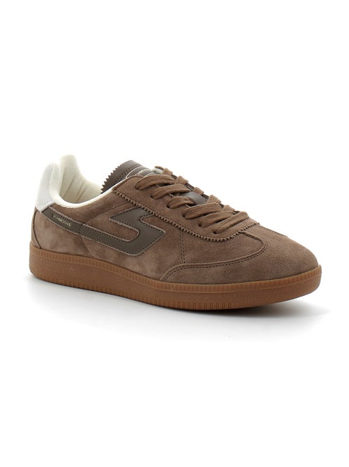 Baskets en Cuir et Suede Schmoove - Kiabi