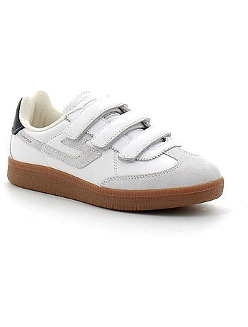 Baskets en Cuir et Suede Schmoove