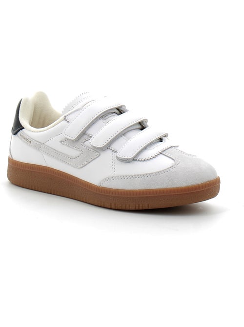 Baskets en Cuir et Suede Schmoove - Kiabi