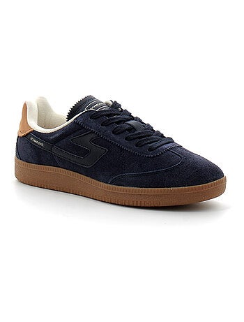Baskets en cuir et suede schmoove