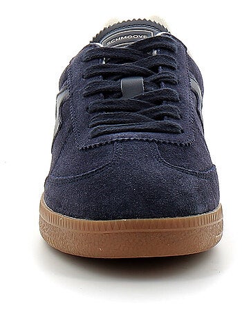 Baskets en cuir et suede schmoove