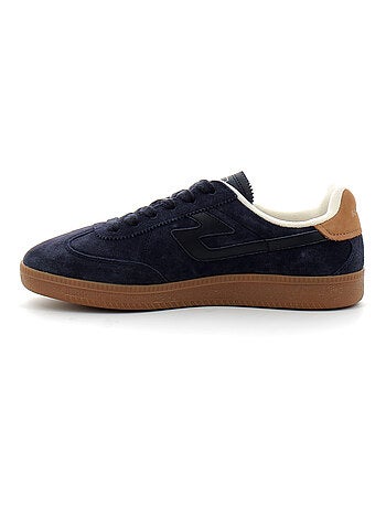 Baskets en cuir et suede schmoove