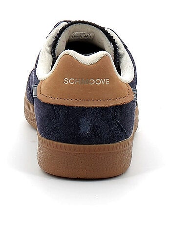 Baskets en cuir et suede schmoove