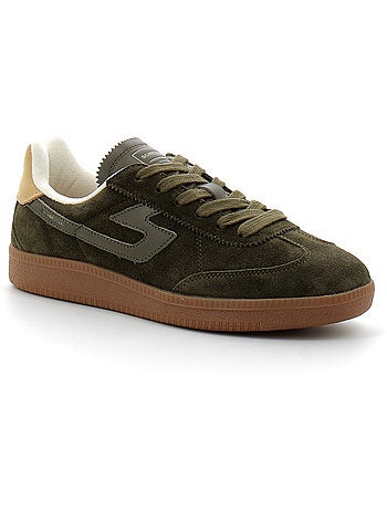 Baskets en Cuir et Suede Schmoove